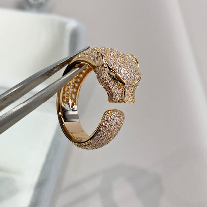 [Stellar Jewelry]PANTHERE PINK GOLD DIAMOND RING
