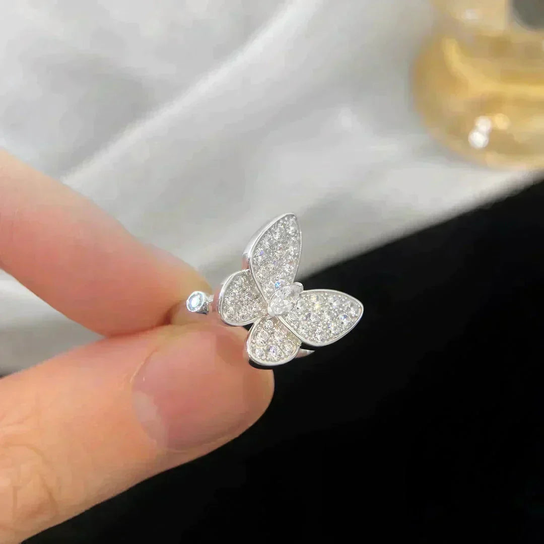 [Stellar Jewelry]BUTTERFLY DIAMOND RING
