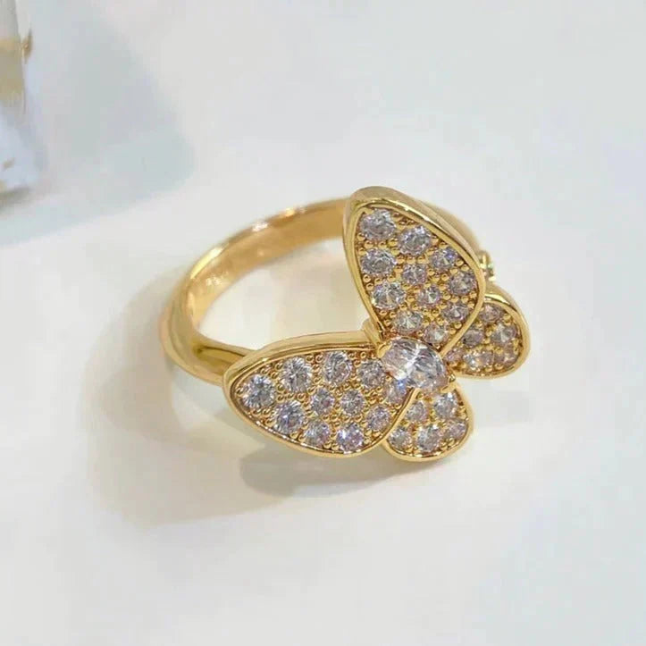 [Stellar Jewelry]BUTTERFLY DIAMOND RING