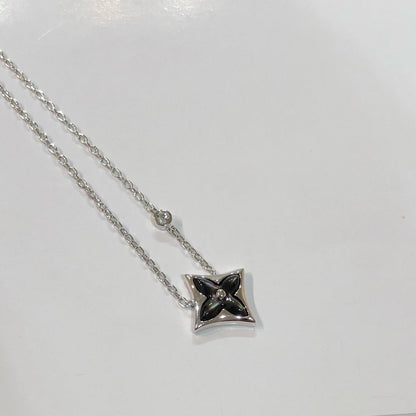 [Stellar Jewelry]STAR BLACK MOP NECKLACE