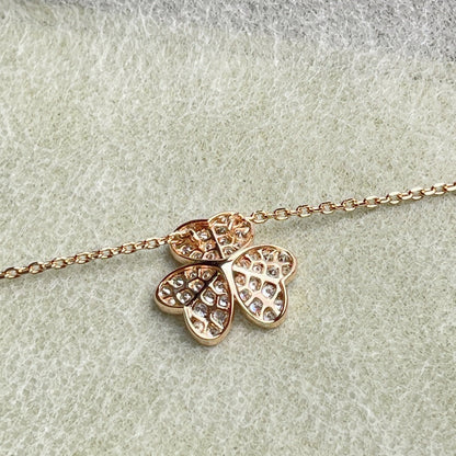 [Stellar Jewelry]FLOWER DIAMOND NECKLACE