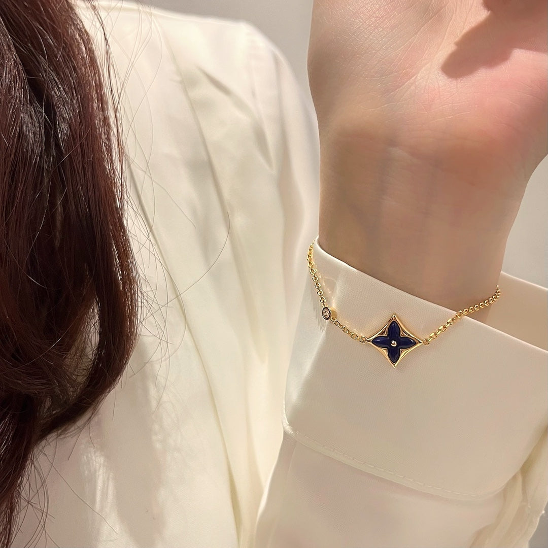 [Stellar Jewelry]COLOR STAR PINK GOLD DIAMOND BRACELET