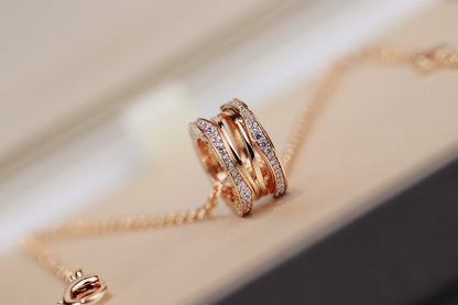 [Stellar Jewelry]ZERO 1 PINK GOLD NECKLACE