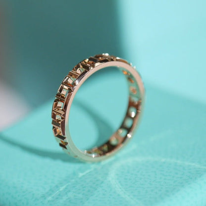 [Stellar jewels]T TRUE 3.5MM PINK GOLD RING