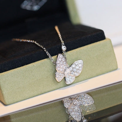 [Stellar Jewelry]BUTTERFLY DIAMOND NECKLACE