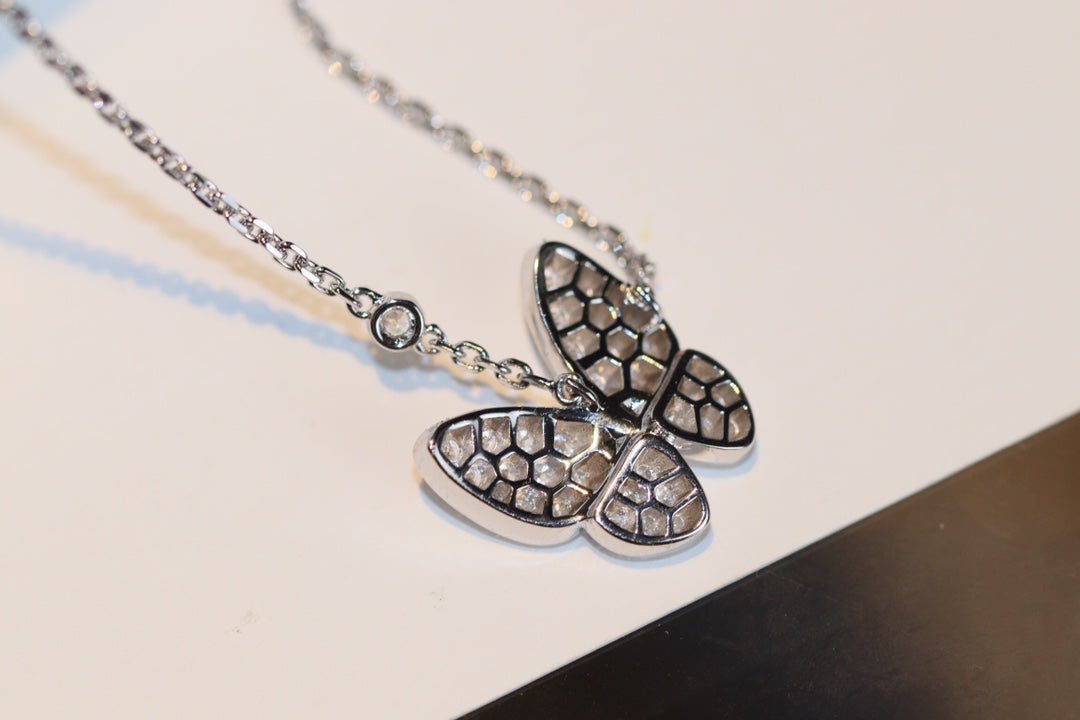 [Stellar Jewelry]BUTTERFLY DIAMOND NECKLACE