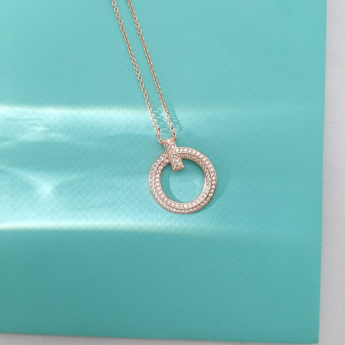 [Stellar jewels]T WIRE PEDANT DIAMOND NECKLACE