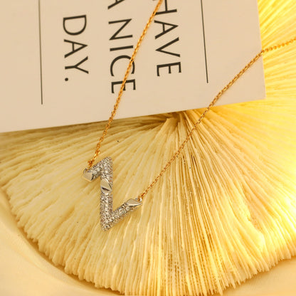 [Stellar Jewelry]VOLT SILVER DIAMOND PEDANT NECKLACE