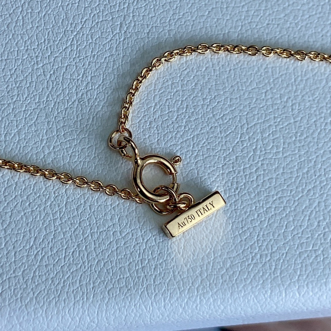 [Stellar jewels]T DIAMOND CIRCLE PEDANT NECKLACE