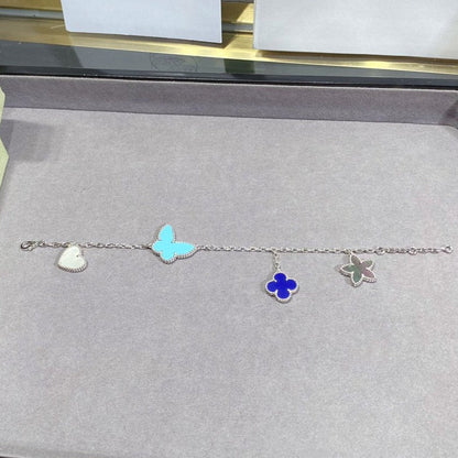[Stellar Jewelry]LUCKY SPRING SILVER BRACELET 4 MOTIF