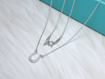 [Stellar jewels]U PEDANT DIAMOND NECKLACE