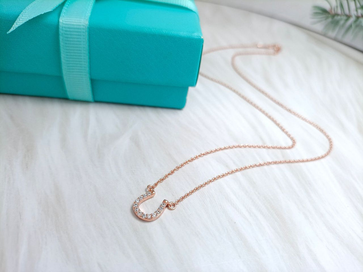 [Stellar jewels]U PEDANT DIAMOND NECKLACE