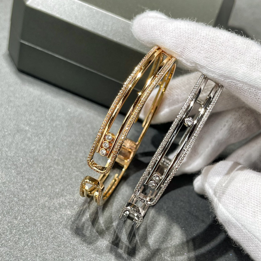 [Stellar Jewelry]MOVE 10TH PAVED DIAMOND BRACELET