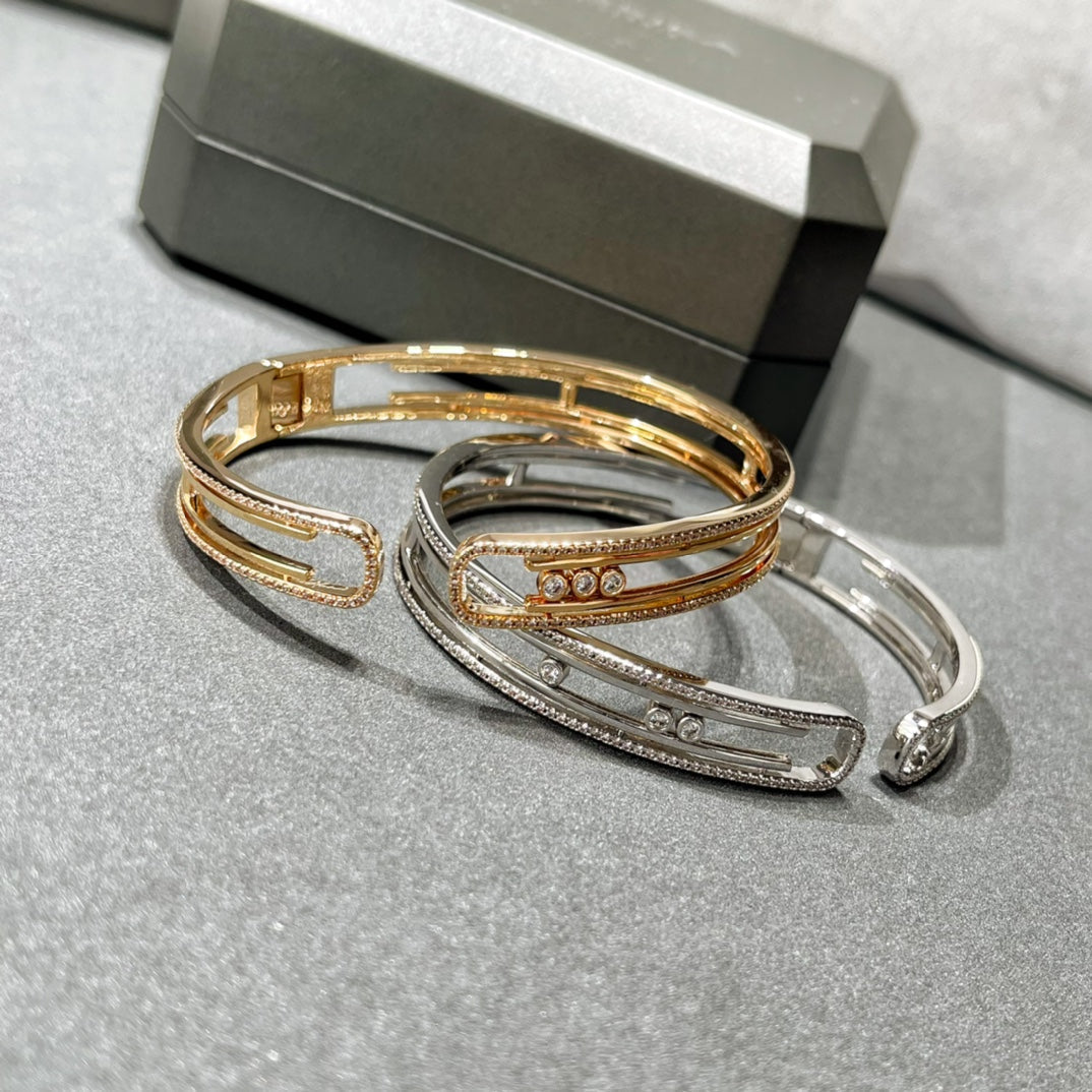 [Stellar Jewelry]MOVE 10TH PAVED DIAMOND BRACELET
