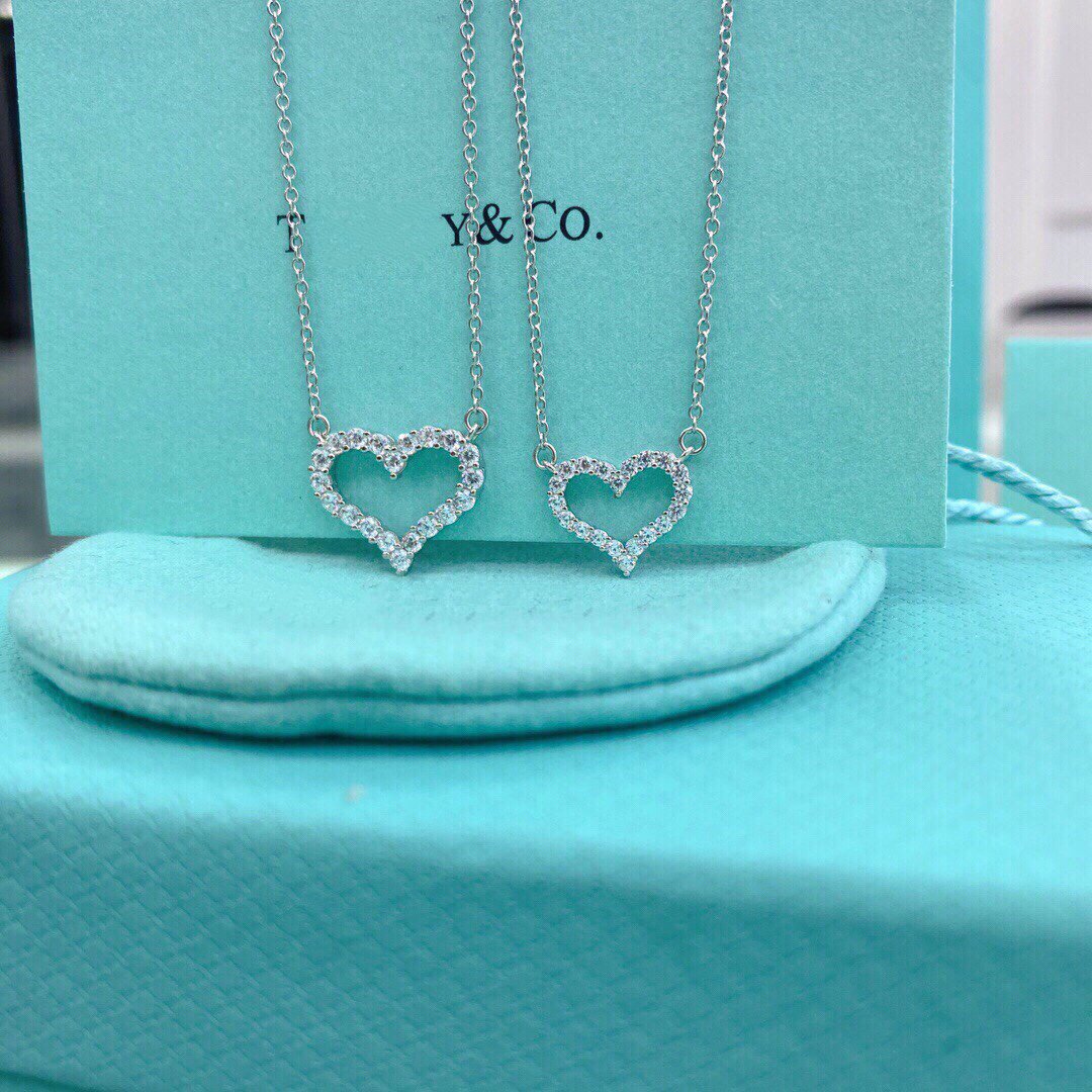 [Stellar jewels]HEART-SHAPED DIAMOND NECKLACE