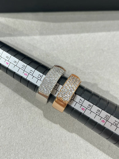 [Stellar Jewelry]LIENS EVIDENCE  DIAMOND PAVED RING