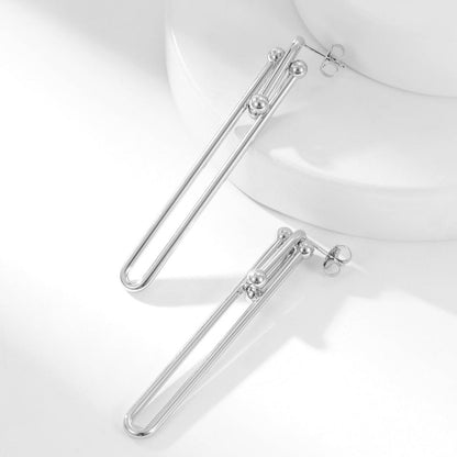 [Stellar jewels]HARDWEAR LONG DROP EARRINGS