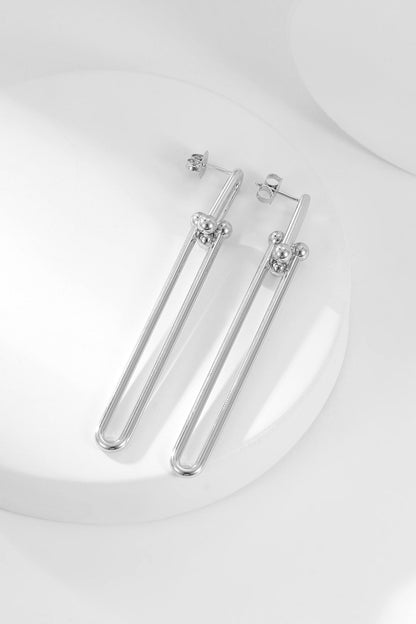 [Stellar jewels]HARDWEAR LONG DROP EARRINGS