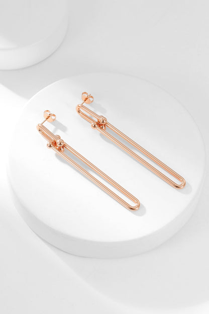 [Stellar jewels]HARDWEAR LONG DROP EARRINGS