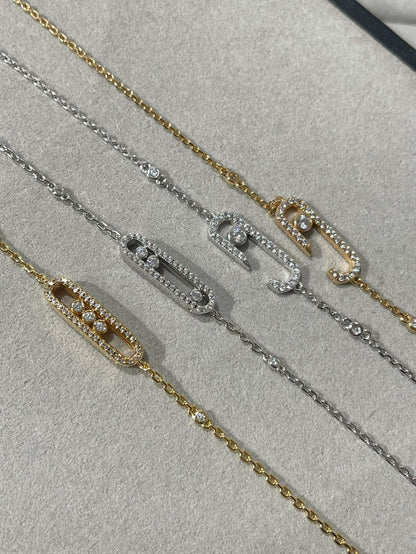 [Stellar Jewelry]BABY MOVE DIAMOND BRACELET(Adjustable length)