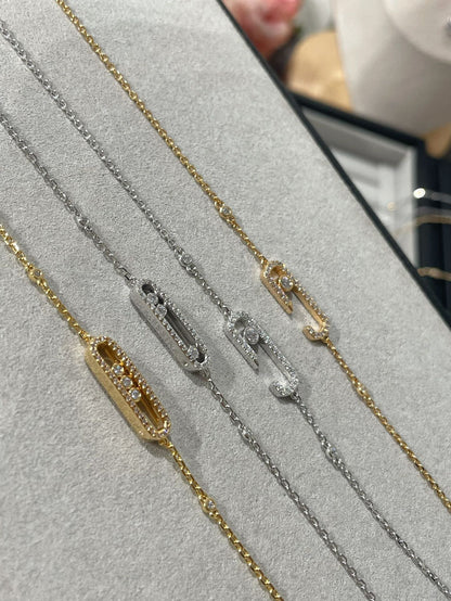 [Stellar Jewelry]BABY MOVE DIAMOND BRACELET(Adjustable length)