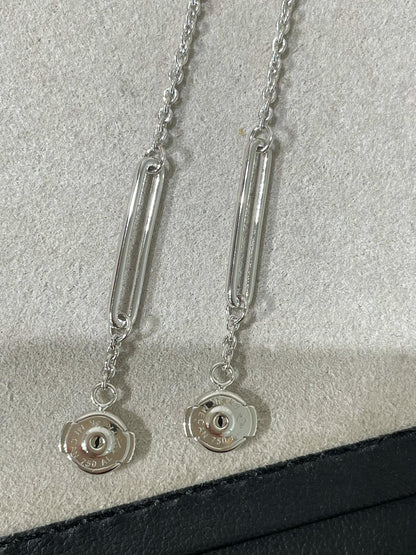 [Stellar Jewelry]CHAINE CHAOS DIAMOND DROP EARRINGS