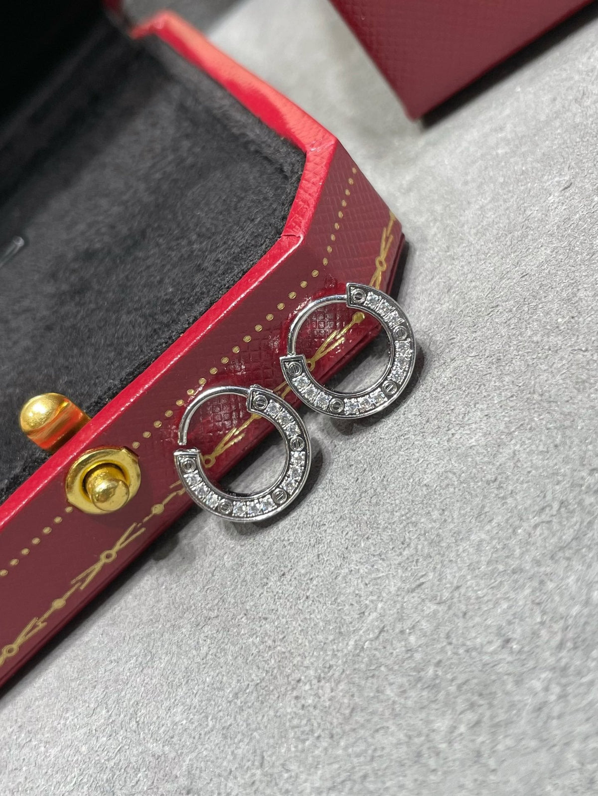 [Stellar Jewelry]LOVE DIAMOND EARRINGS