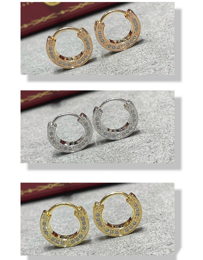 [Stellar Jewelry]LOVE DIAMOND EARRINGS