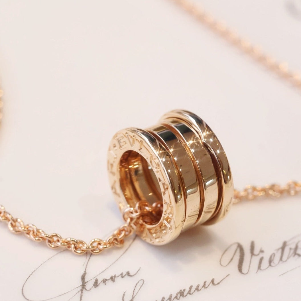 [Stellar Jewelry]ZERO 1 PINK GOLD NECKLACE