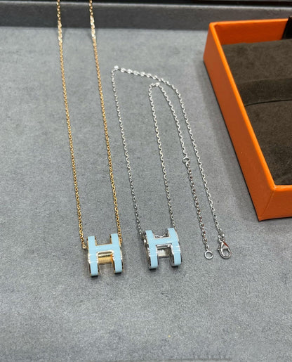 [Stellar Jewelry]POP H SKY BLUE NECKLACE