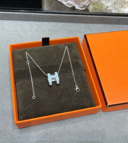 [Stellar Jewelry]POP H SKY BLUE NECKLACE