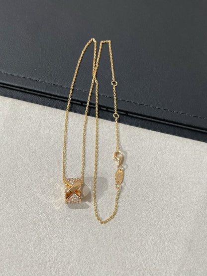 [Stellar Jewelry]LIENS EVIDENCE DIAMOND PAVED NECKLACE