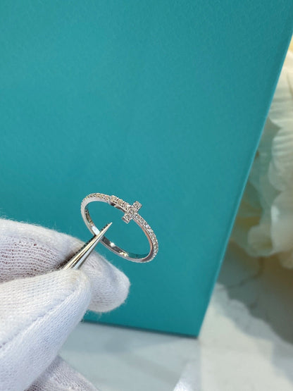 [Stellar jewels]T SMALL RING DIAMOND SILVER