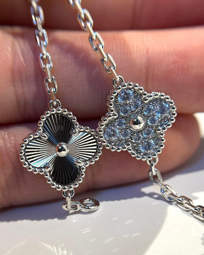 [Stellar Jewelry] CLOVER 5 MOTIF LASER BRACELET COLLECTION