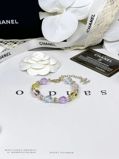 [Stellar Jewelry]Colorful Transparent Resin Bracelet