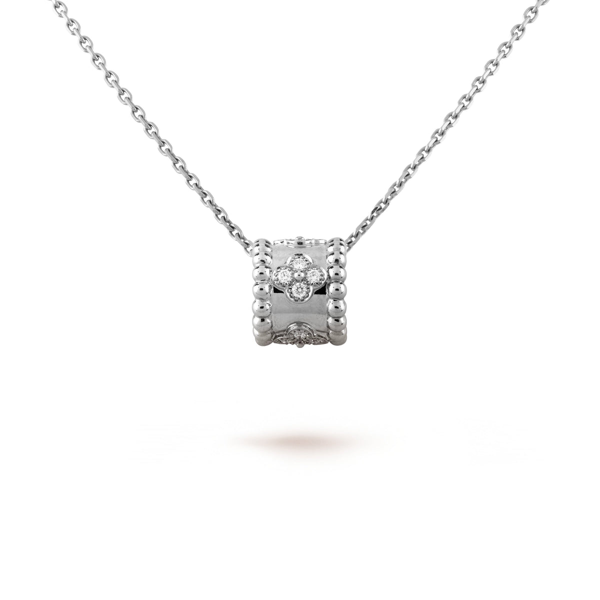 [Stellar Jewelry]PERLEE PEDANT SIVLER DIAMOND NECKLACE