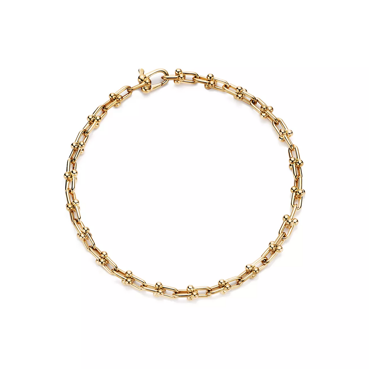 [Stellar jewels]HARDWEAR MICRO LINK 44 MOTIF GOLD BRACELET