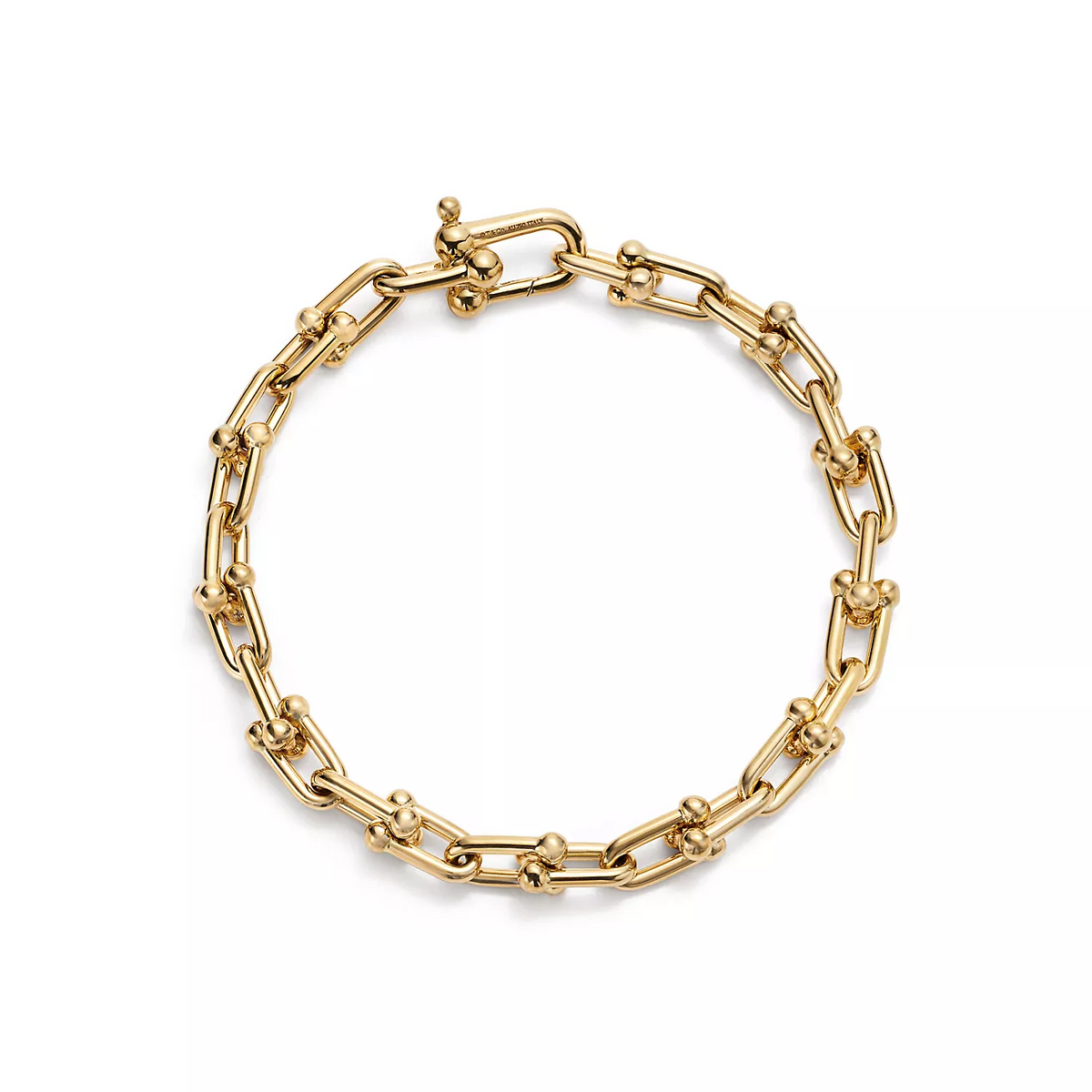 [Stellar jewels]HARDWEAR SMALL LINK 26 MOTIF GOLD BRACELET