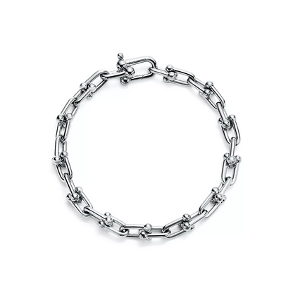 [Stellar jewels]HARDWEAR SMALL LINK 26 MOTIF SILVER BRACELET