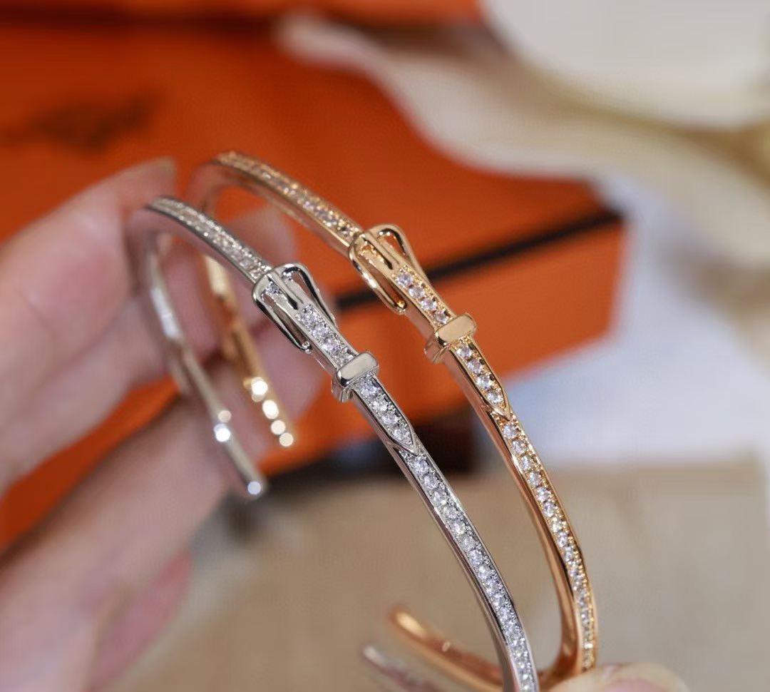 [Stellar Jewelry]DIAMOND-ENCRUSTED BRACELET THREE COLORS