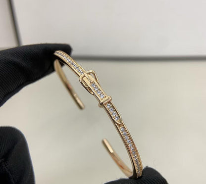 [Stellar Jewelry]DIAMOND-ENCRUSTED BRACELET THREE COLORS