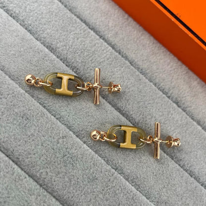 [Stellar Jewelry]H PIG NOSE EARRINGS