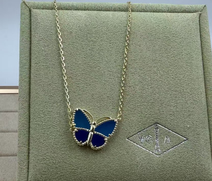 [Stellar Jewelry]2026 NEW BUTTERFLY BLUE   NECKLACE