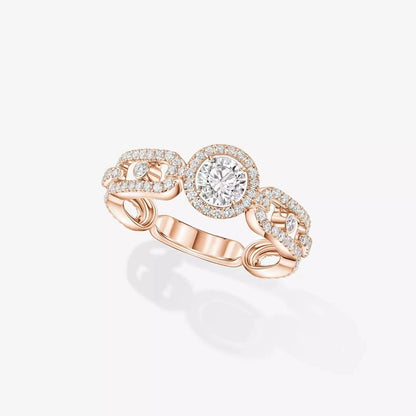 [Stellar Jewelry]Move Link Solitaire Ring