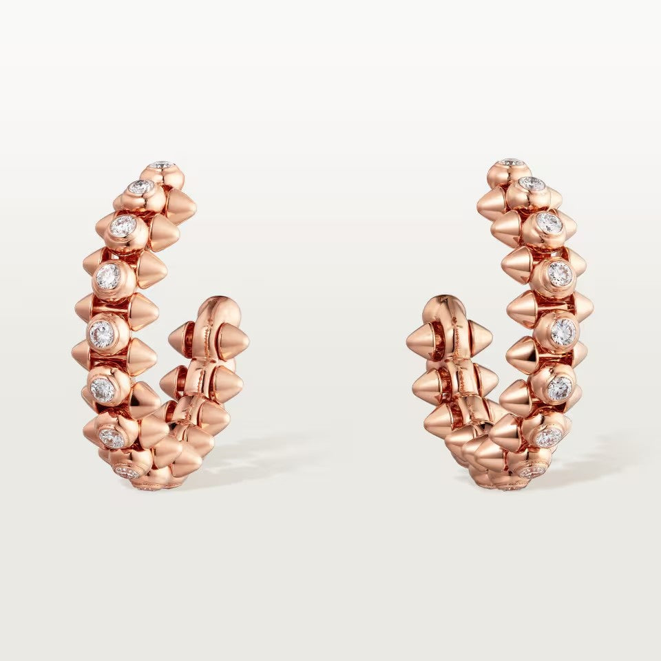 [Stellar Jewelry]CLASH FULL DIAMOND MEDIUM EARRINGS