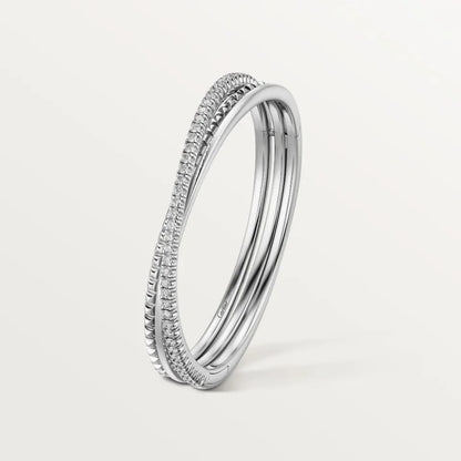 [Stellar Jewelry]ETINCELLE HALF-PAVED DIAMOND BRACELET