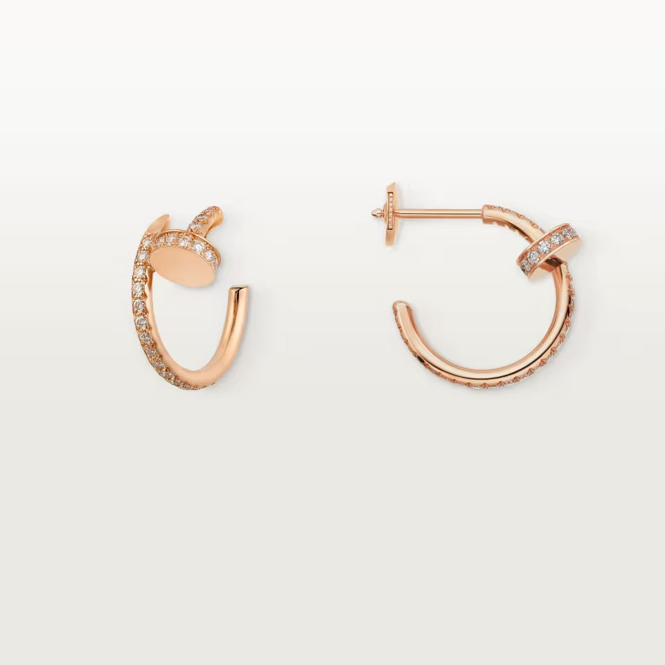 [Stellar Jewelry]JUSTE FULL DIAMOND SMALL EARRINGS
