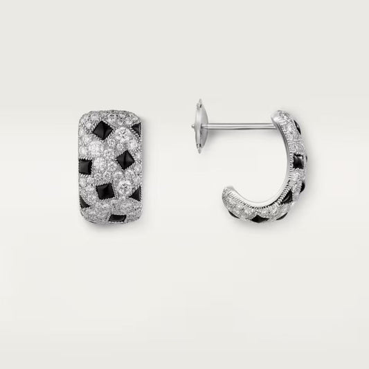 [Stellar Jewelry]PANTHERE MINI FULL DIAMOND EARRINGS