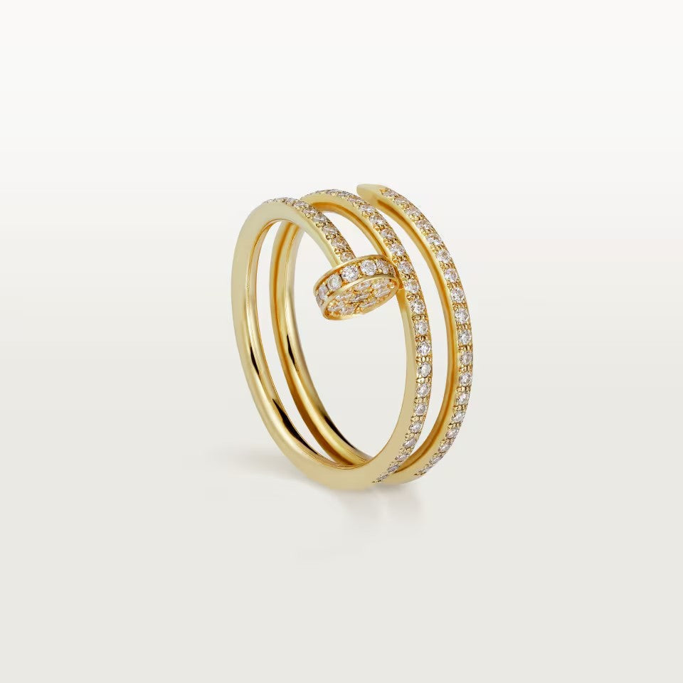 [Stellar Jewelry]JUSTE RING 4.8MM FULL DIAMOND