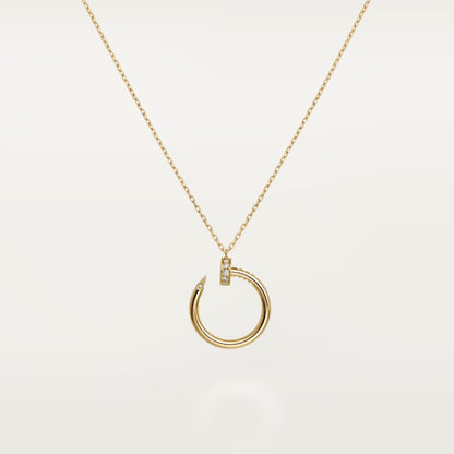 [Stellar Jewelry]JUSTE NECKLACE HALF DIAMOND